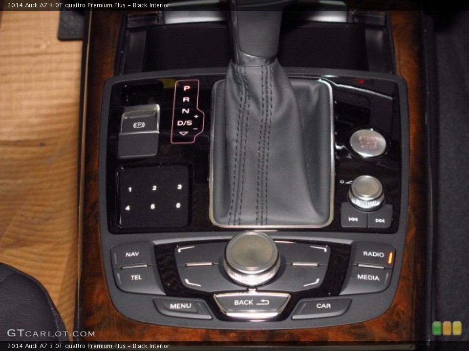 Black Interior Controls for the 2014 Audi A7 3.0T quattro Premium Plus #85890013