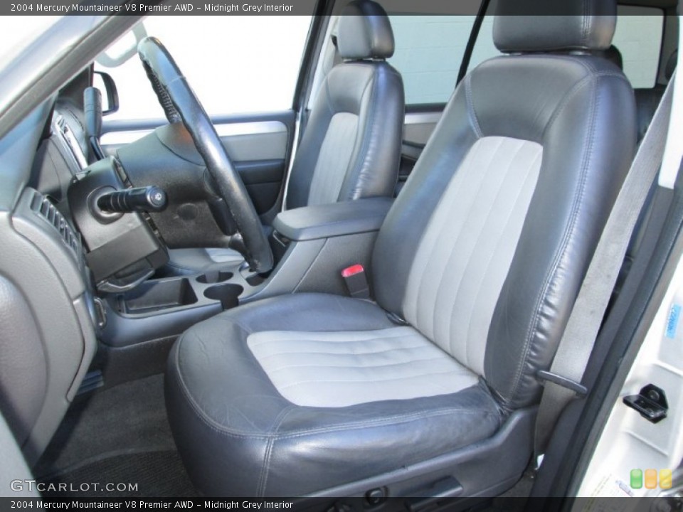 Midnight Grey Interior Front Seat for the 2004 Mercury Mountaineer V8 Premier AWD #85892827