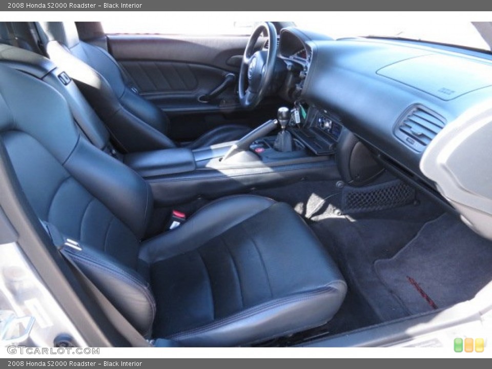 Black Interior Front Seat for the 2008 Honda S2000 Roadster #85894567