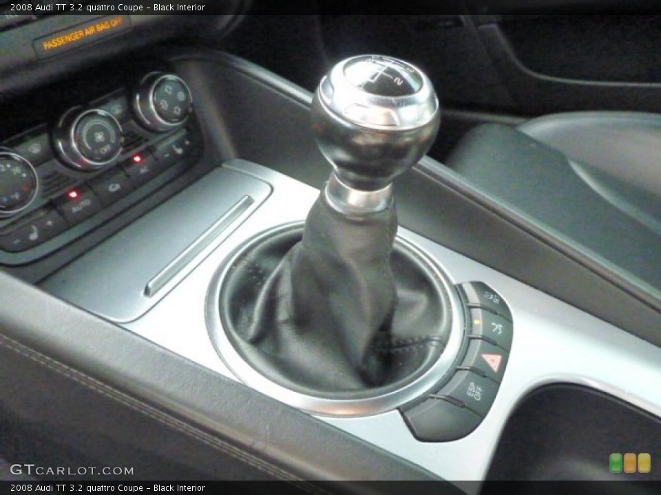 Black Interior Transmission for the 2008 Audi TT 3.2 quattro Coupe #85896505