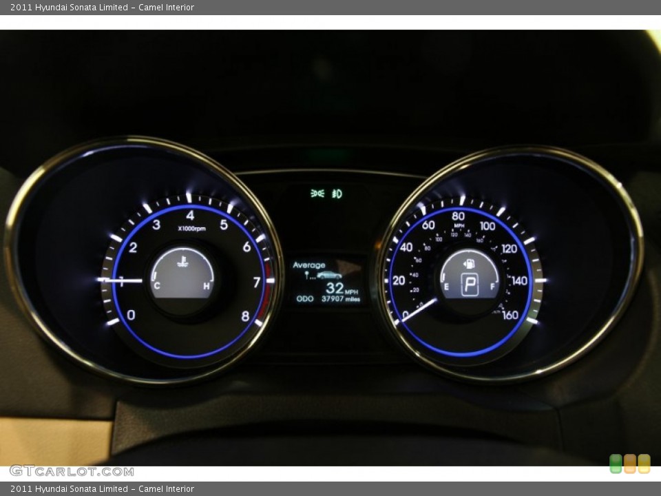 Camel Interior Gauges for the 2011 Hyundai Sonata Limited #85896649