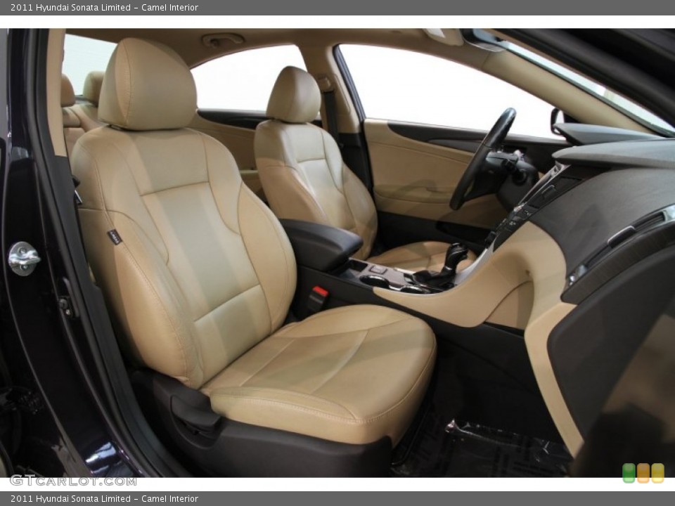 Camel Interior Front Seat for the 2011 Hyundai Sonata Limited #85896859