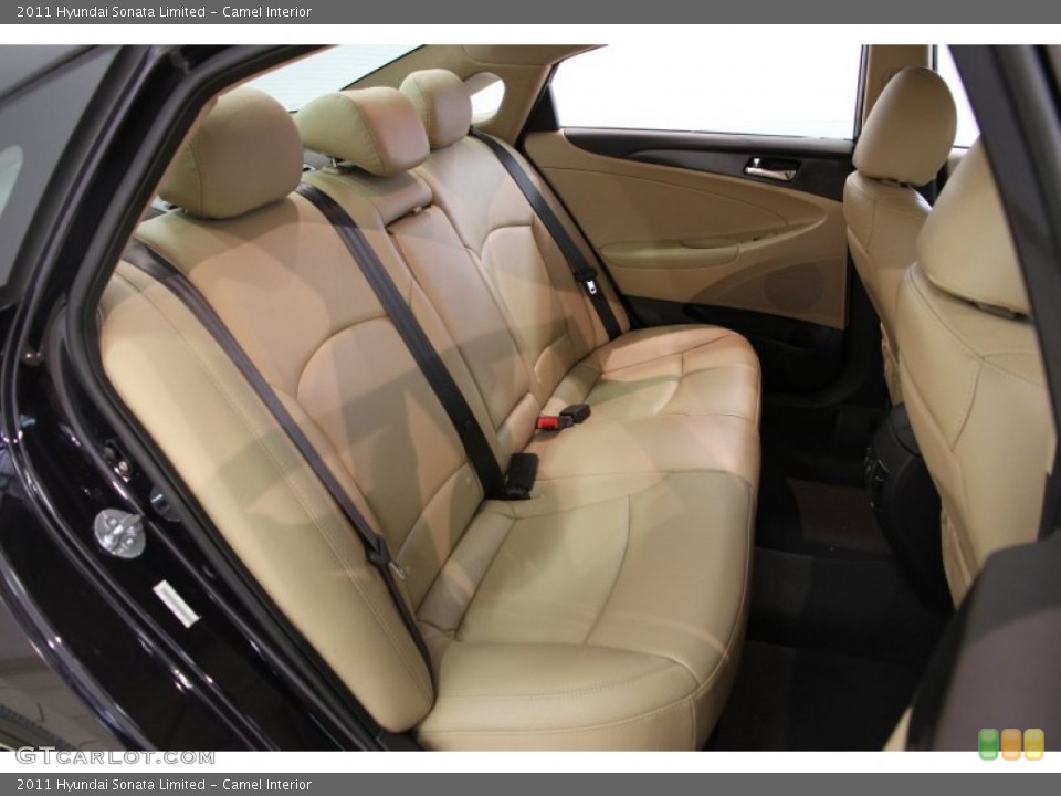 Camel Interior Rear Seat for the 2011 Hyundai Sonata Limited #85896880
