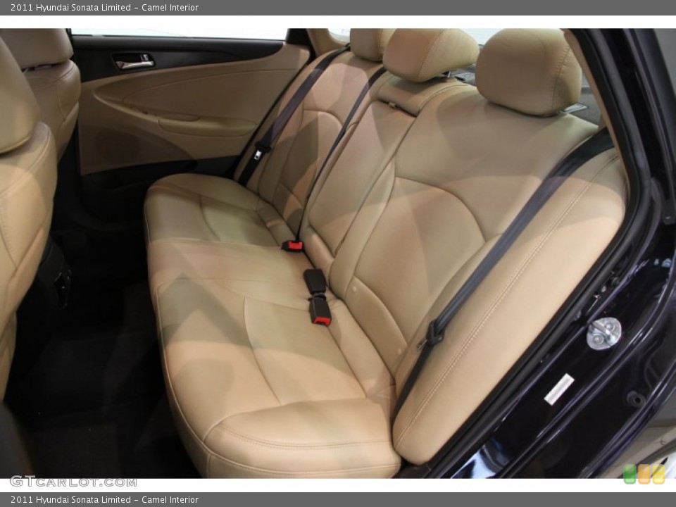 Camel Interior Rear Seat for the 2011 Hyundai Sonata Limited #85896904