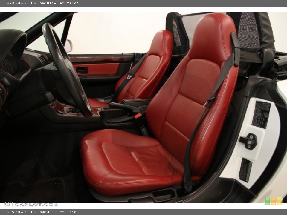 Red Interior Front Seat for the 1998 BMW Z3 1.9 Roadster #85897165