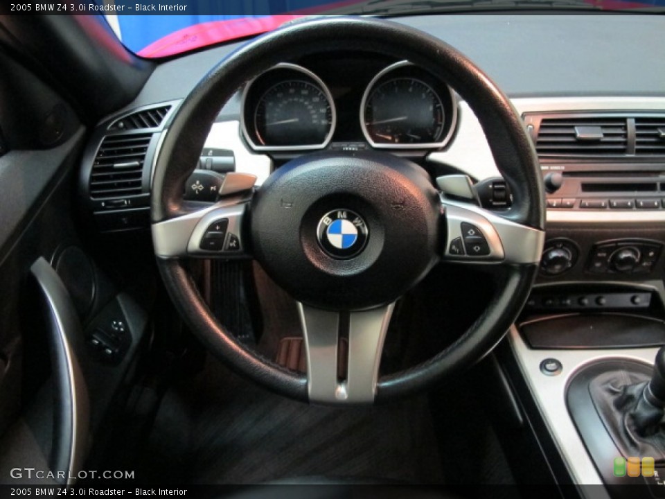 Black Interior Steering Wheel for the 2005 BMW Z4 3.0i Roadster #85897660