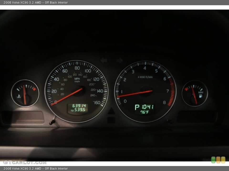 Off Black Interior Gauges for the 2008 Volvo XC90 3.2 AWD #85897972