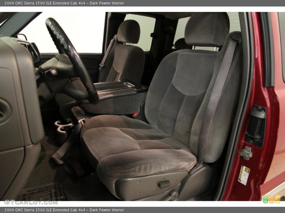 Dark Pewter Interior Front Seat for the 2004 GMC Sierra 1500 SLE Extended Cab 4x4 #85899820