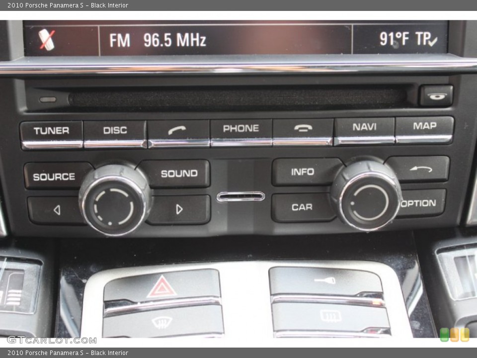 Black Interior Controls for the 2010 Porsche Panamera S #85899864