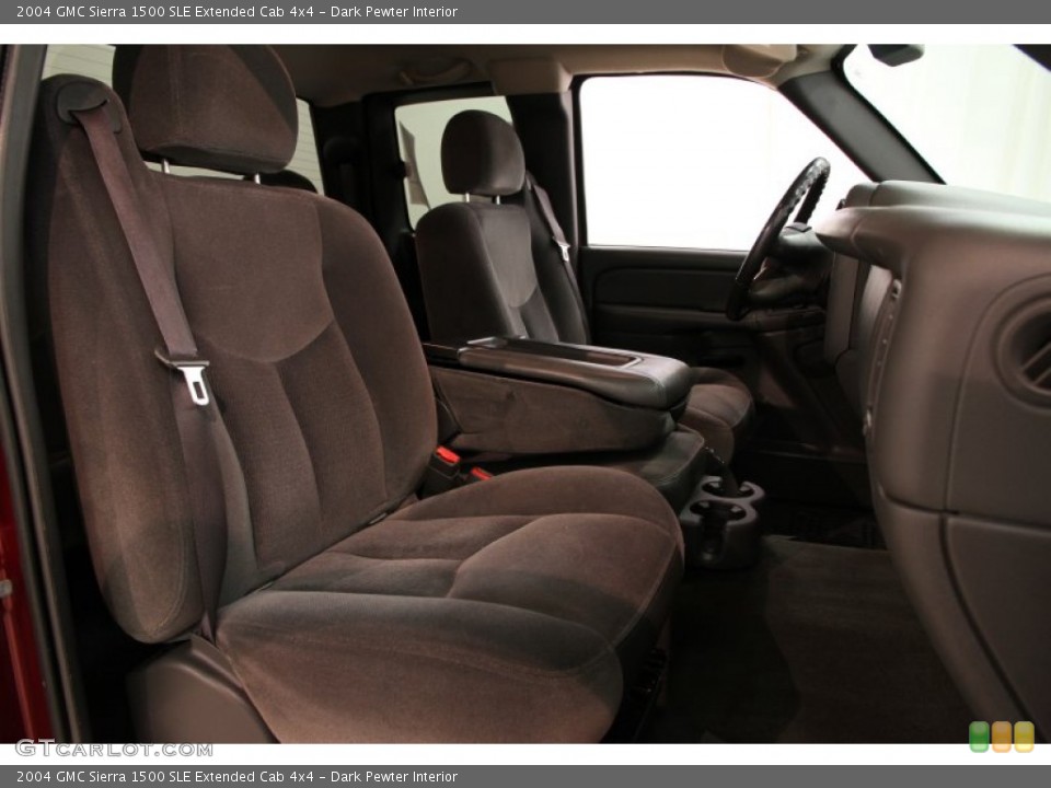 Dark Pewter Interior Front Seat for the 2004 GMC Sierra 1500 SLE Extended Cab 4x4 #85899895