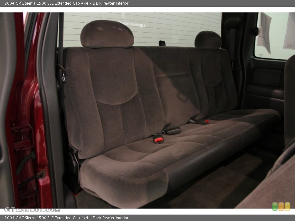 Dark Pewter Interior Rear Seat for the 2004 GMC Sierra 1500 SLE Extended Cab 4x4 #85899916