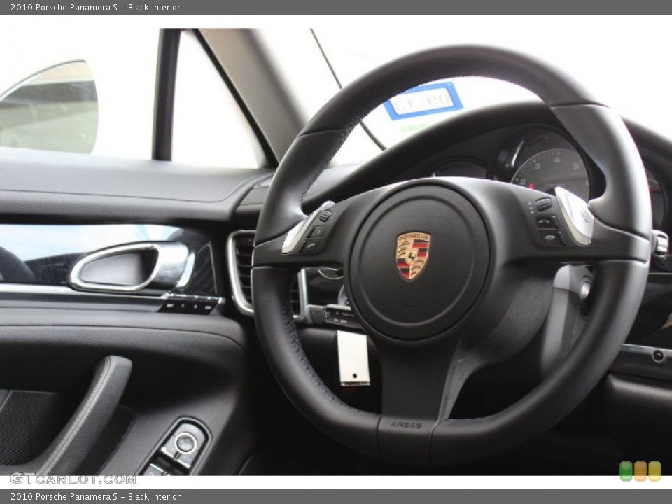 Black Interior Steering Wheel for the 2010 Porsche Panamera S #85900213