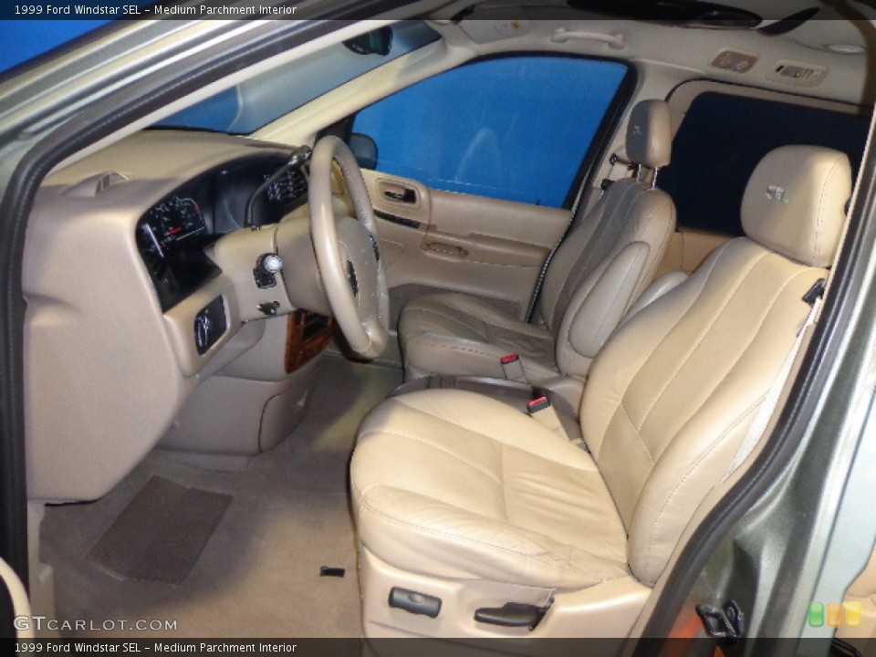 Medium Parchment Interior Front Seat for the 1999 Ford Windstar SEL #85900405