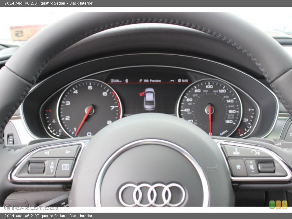 Black Interior Gauges for the 2014 Audi A6 2.0T quattro Sedan #85901092