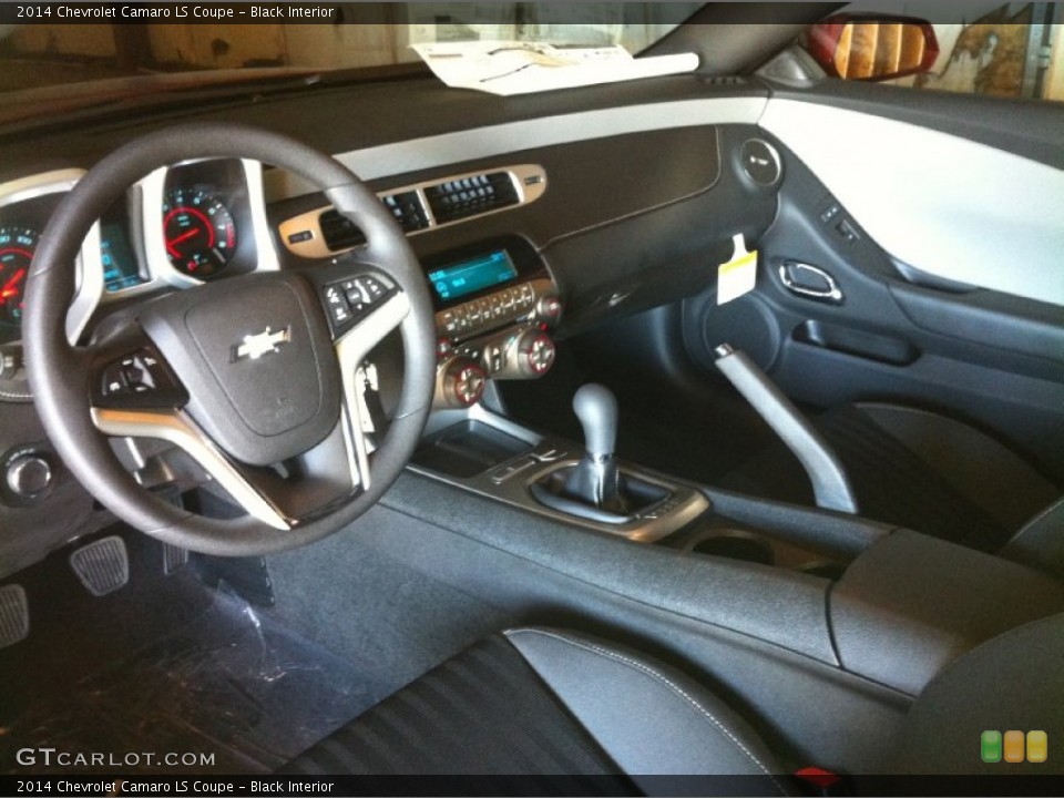 Black Interior Prime Interior for the 2014 Chevrolet Camaro LS Coupe #85901323