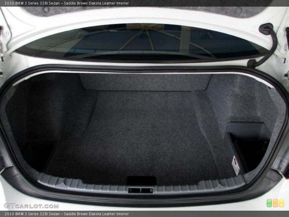 Saddle Brown Dakota Leather Interior Trunk for the 2010 BMW 3 Series 328i Sedan #85902216