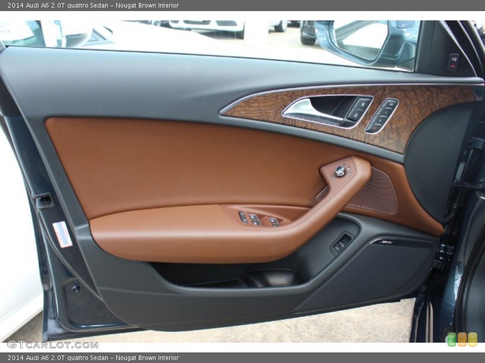 Nougat Brown Interior Door Panel for the 2014 Audi A6 2.0T quattro Sedan #85902460