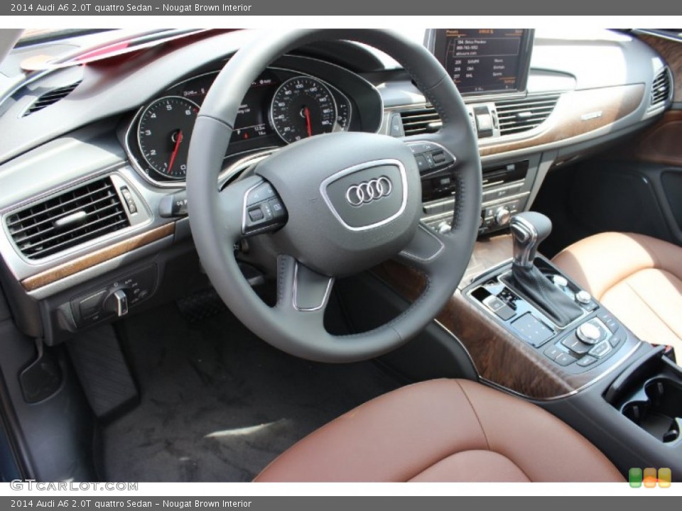 Nougat Brown Interior Photo for the 2014 Audi A6 2.0T quattro Sedan #85902517
