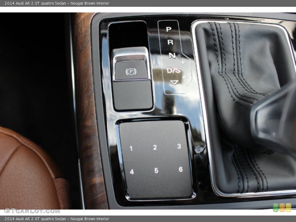 Nougat Brown Interior Controls for the 2014 Audi A6 2.0T quattro Sedan #85902841