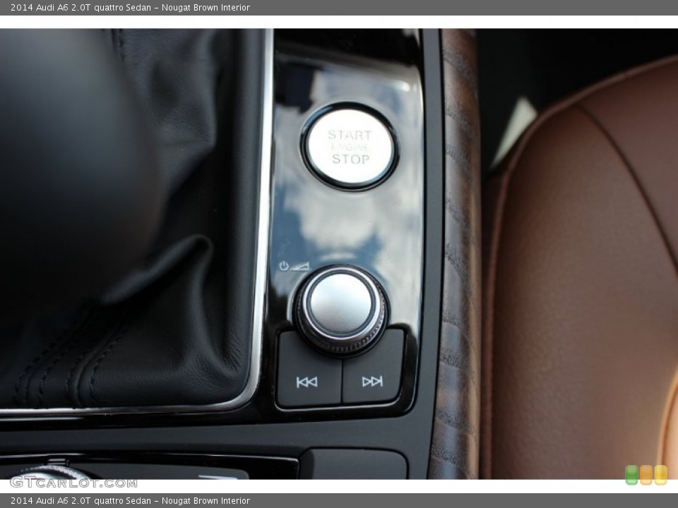 Nougat Brown Interior Controls for the 2014 Audi A6 2.0T quattro Sedan #85902856
