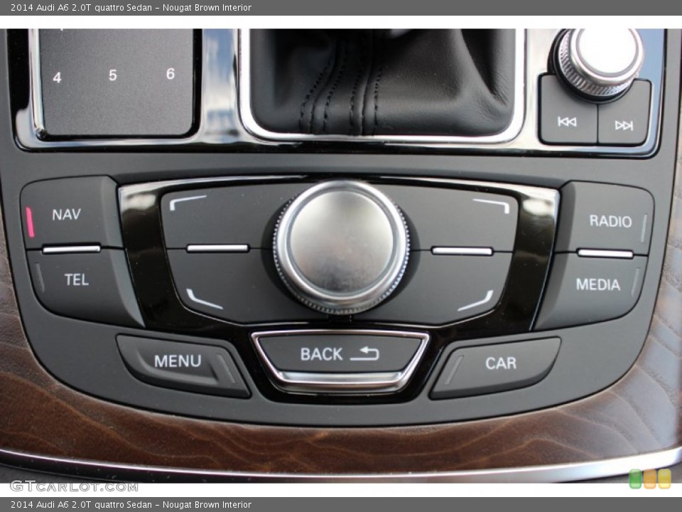 Nougat Brown Interior Controls for the 2014 Audi A6 2.0T quattro Sedan #85902877