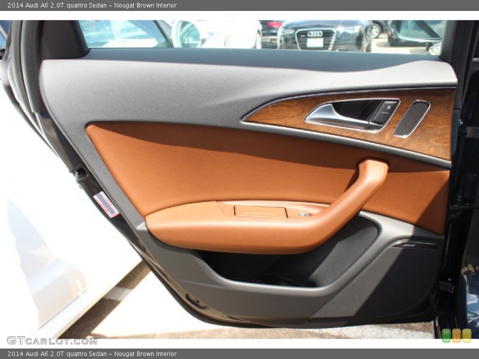 Nougat Brown Interior Door Panel for the 2014 Audi A6 2.0T quattro Sedan #85902919