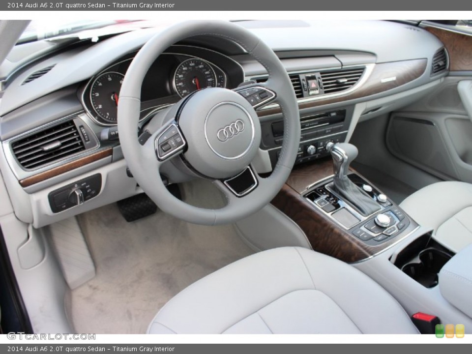 Titanium Gray Interior Prime Interior for the 2014 Audi A6 2.0T quattro Sedan #85903388