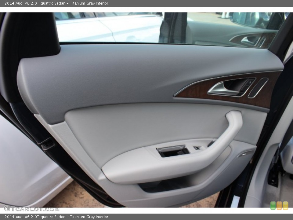 Titanium Gray Interior Door Panel for the 2014 Audi A6 2.0T quattro Sedan #85903575