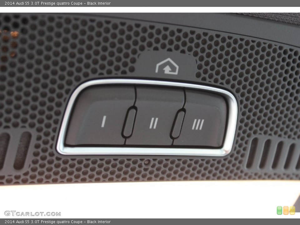 Black Interior Controls for the 2014 Audi S5 3.0T Prestige quattro Coupe #85906090