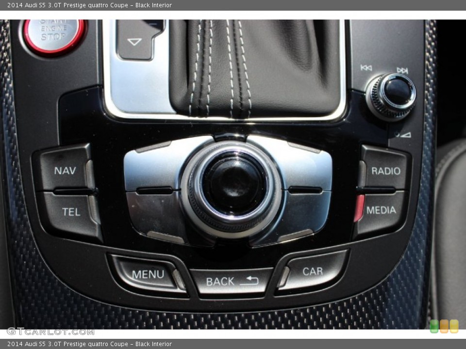 Black Interior Controls for the 2014 Audi S5 3.0T Prestige quattro Coupe #85906179