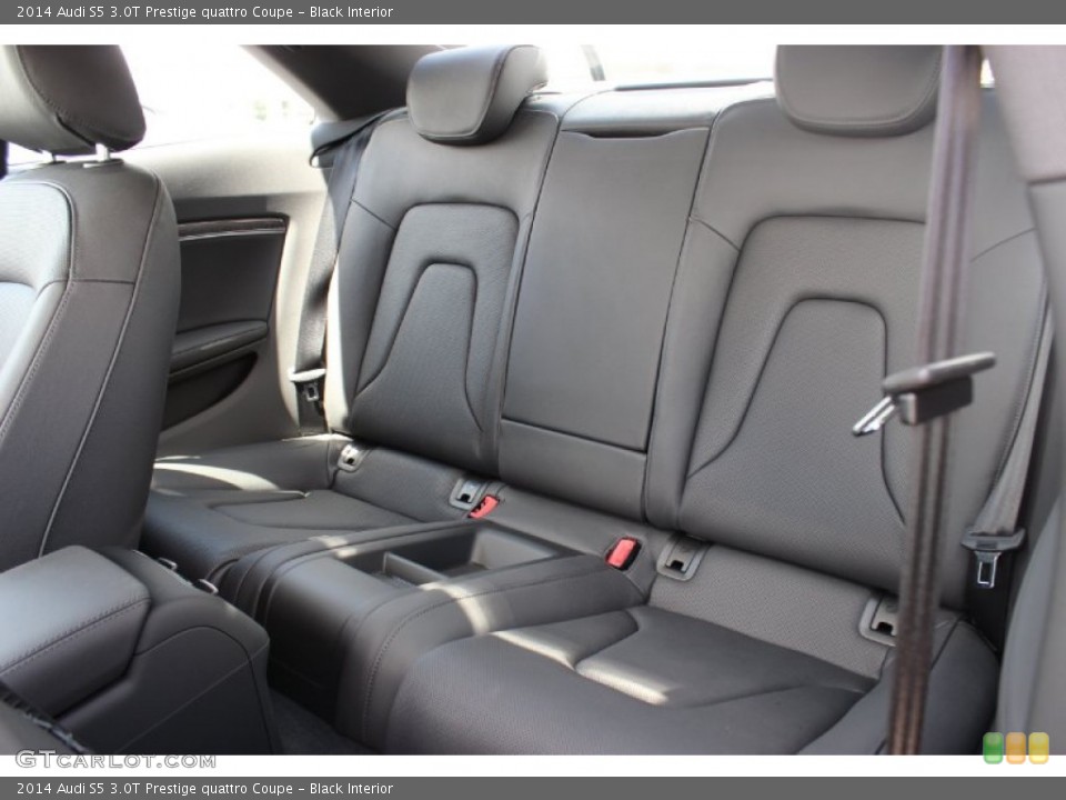 Black Interior Rear Seat for the 2014 Audi S5 3.0T Prestige quattro Coupe #85906189