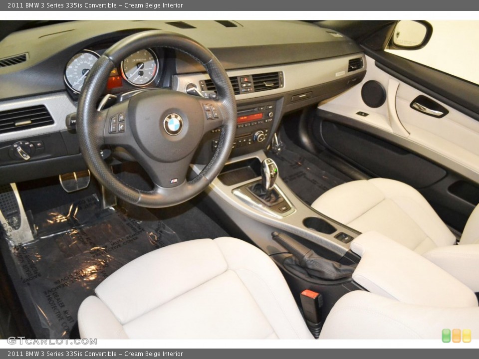 Cream Beige 2011 BMW 3 Series Interiors