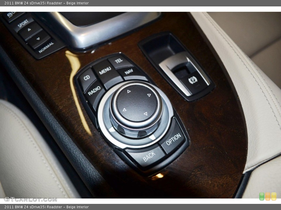 Beige Interior Controls for the 2011 BMW Z4 sDrive35i Roadster #85906816