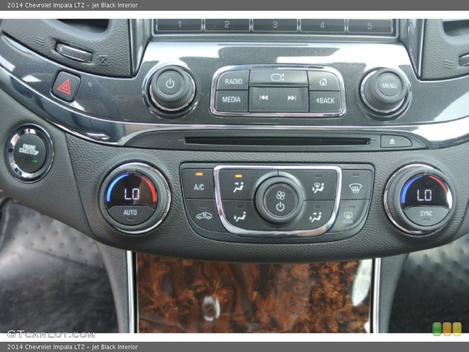 Jet Black Interior Controls for the 2014 Chevrolet Impala LTZ #85909401
