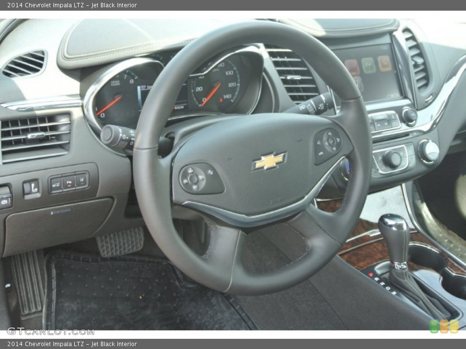 Jet Black Interior Steering Wheel for the 2014 Chevrolet Impala LTZ #85909674