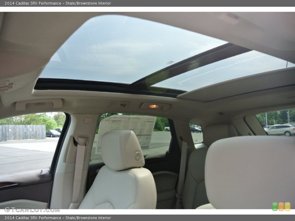 Shale/Brownstone Interior Sunroof for the 2014 Cadillac SRX Performance #85909905