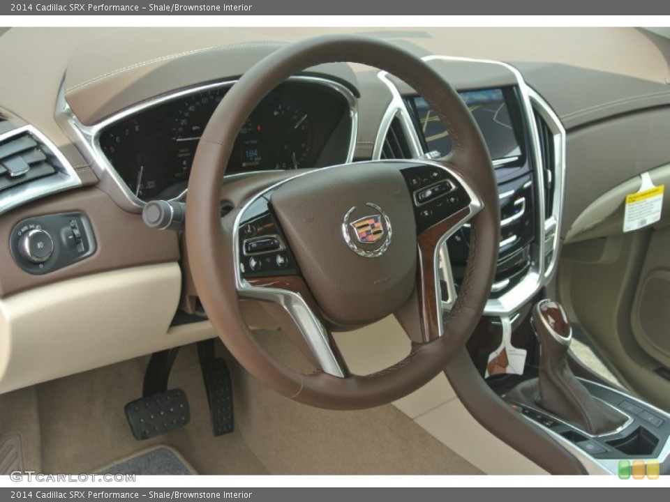 Shale/Brownstone Interior Steering Wheel for the 2014 Cadillac SRX Performance #85910250