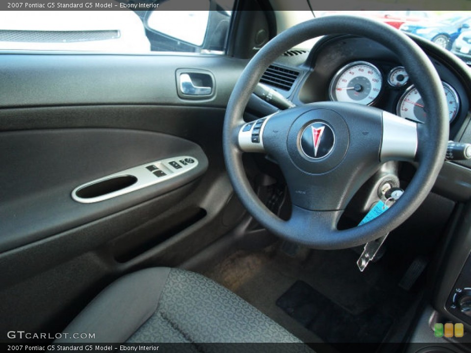 Ebony Interior Steering Wheel for the 2007 Pontiac G5  #85910523