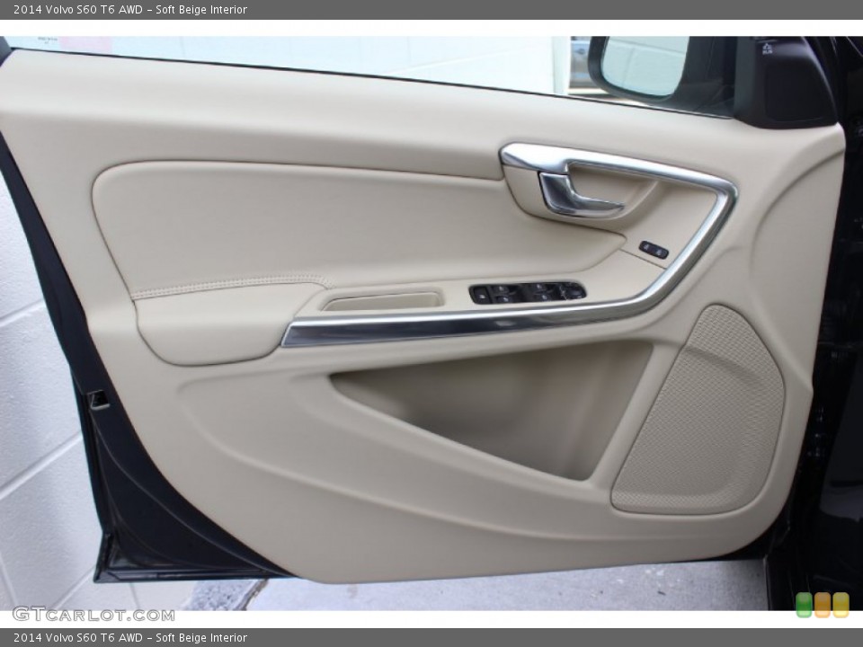 Soft Beige Interior Door Panel for the 2014 Volvo S60 T6 AWD #85910988
