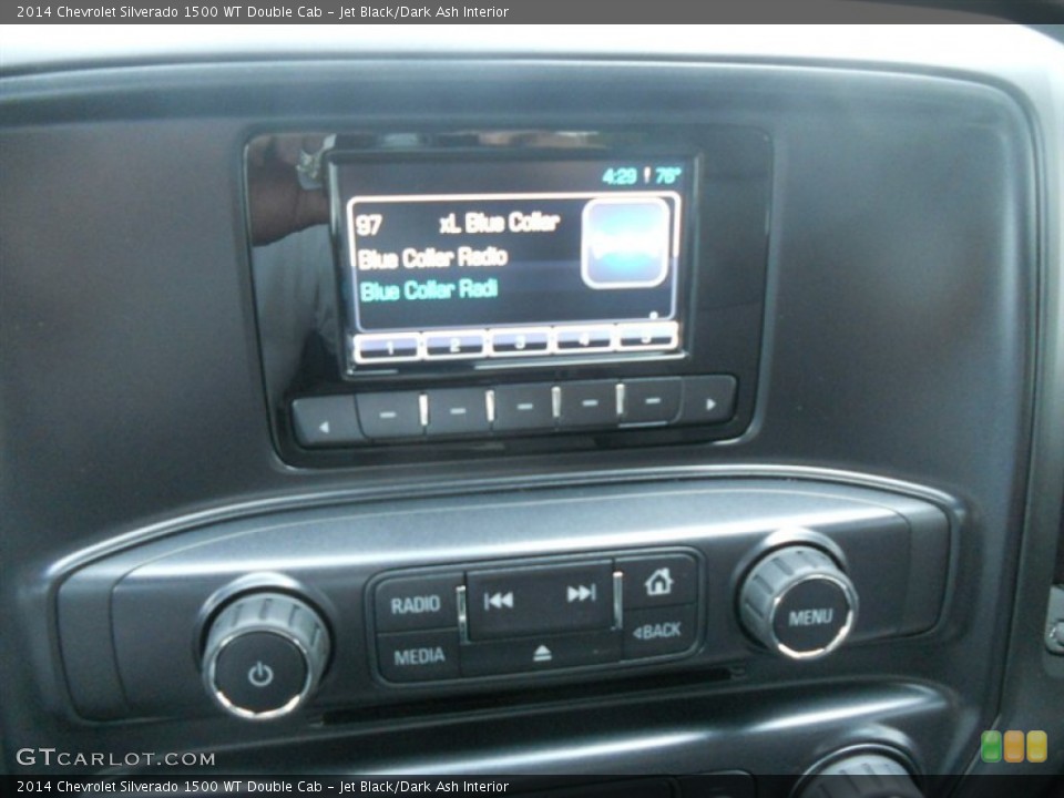 Jet Black/Dark Ash Interior Controls for the 2014 Chevrolet Silverado 1500 WT Double Cab #85913379