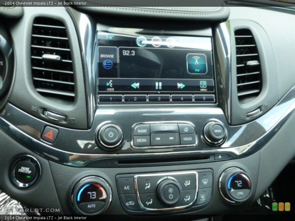 Jet Black Interior Controls for the 2014 Chevrolet Impala LTZ #85915740