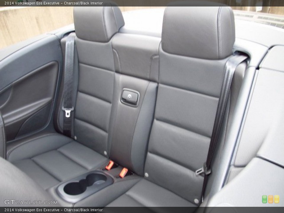 Charcoal/Black Interior Rear Seat for the 2014 Volkswagen Eos Executive #85917333