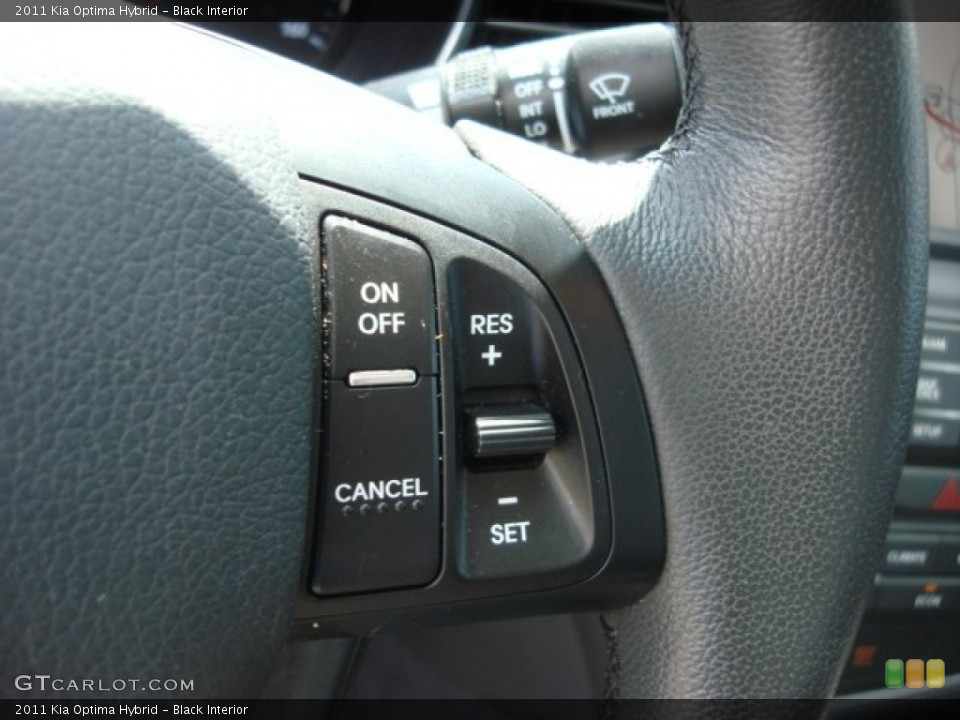 Black Interior Controls for the 2011 Kia Optima Hybrid #85917807
