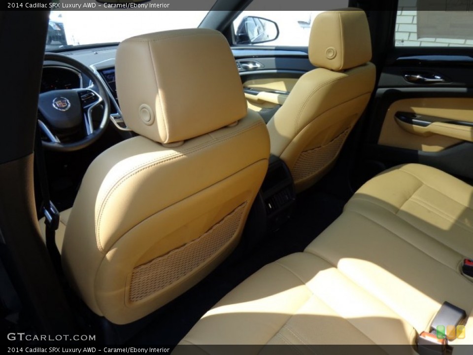 Caramel/Ebony Interior Rear Seat for the 2014 Cadillac SRX Luxury AWD #85917951