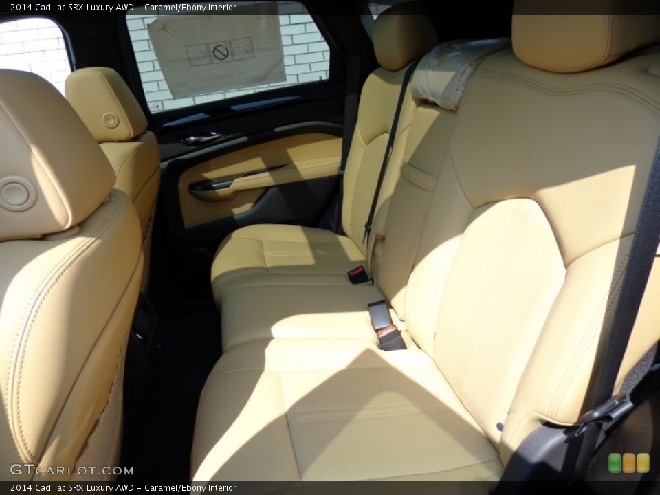 Caramel/Ebony Interior Rear Seat for the 2014 Cadillac SRX Luxury AWD #85917969