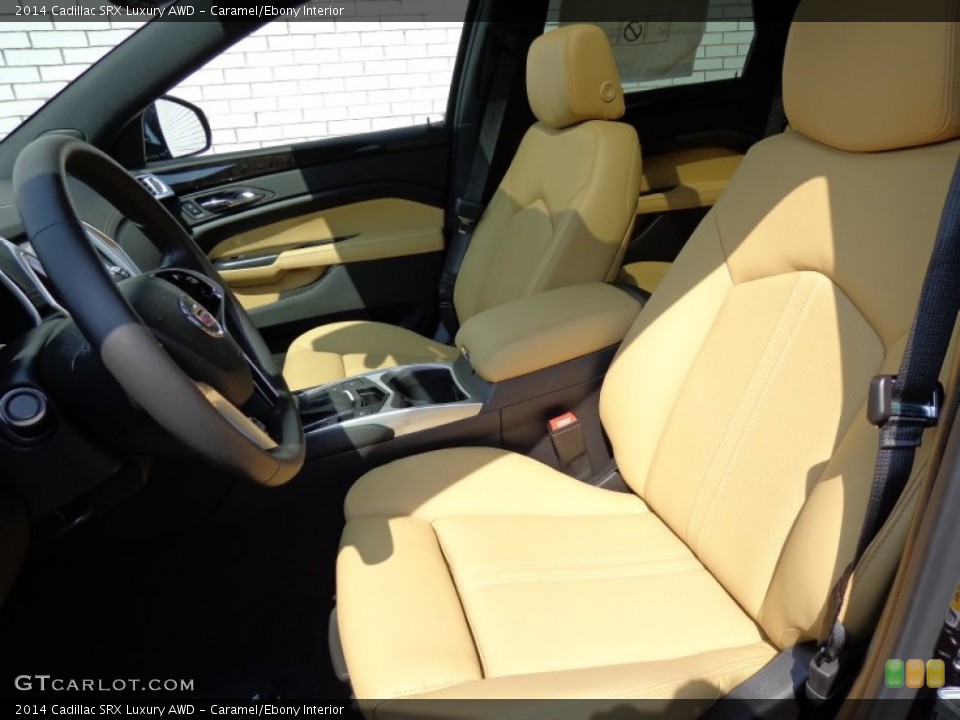 Caramel/Ebony Interior Front Seat for the 2014 Cadillac SRX Luxury AWD #85918011