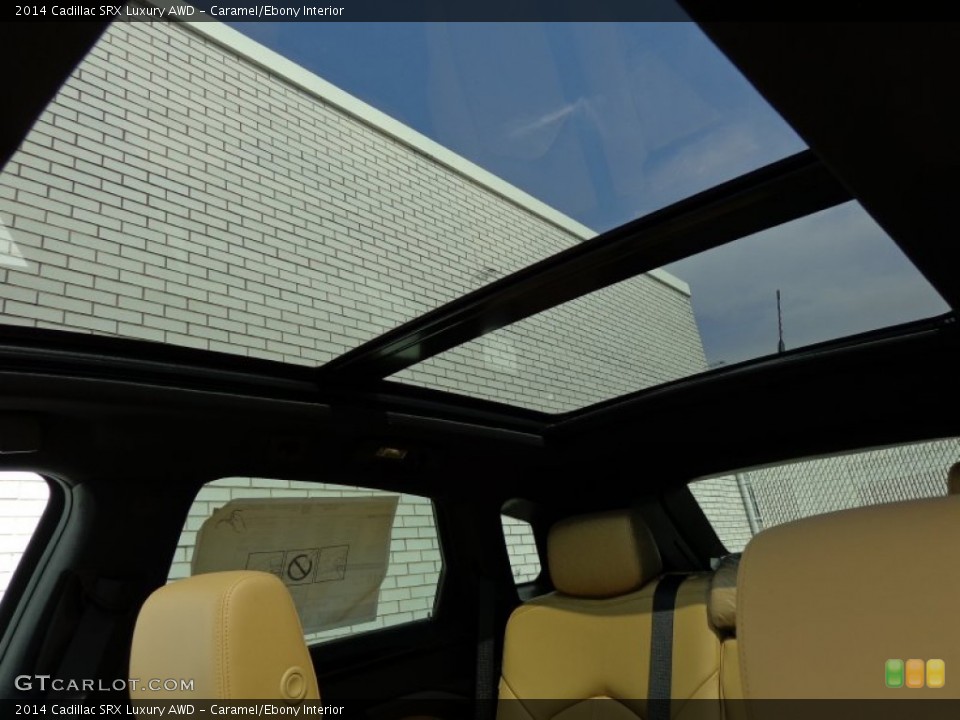 Caramel/Ebony Interior Sunroof for the 2014 Cadillac SRX Luxury AWD #85918035