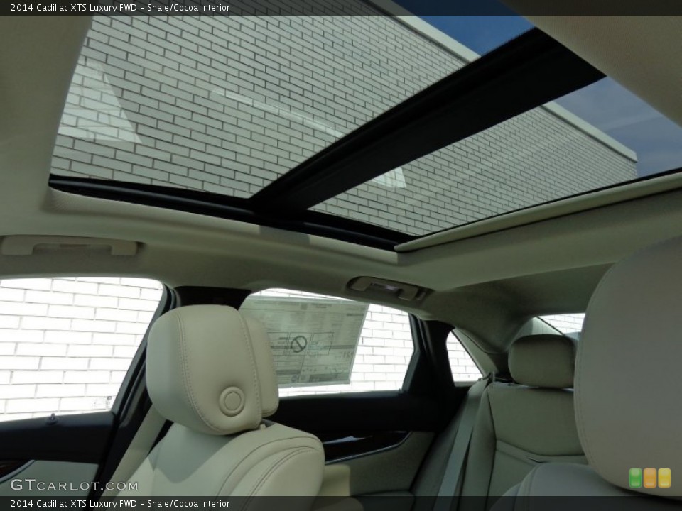 Shale/Cocoa Interior Sunroof for the 2014 Cadillac XTS Luxury FWD #85918598