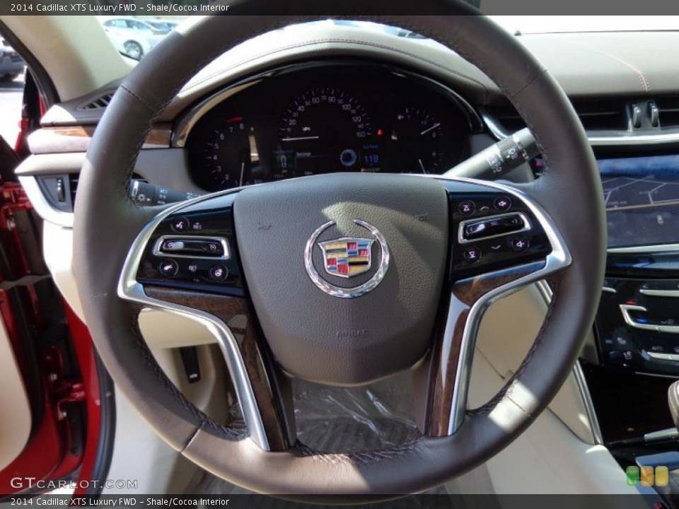Shale/Cocoa Interior Steering Wheel for the 2014 Cadillac XTS Luxury FWD #85918695