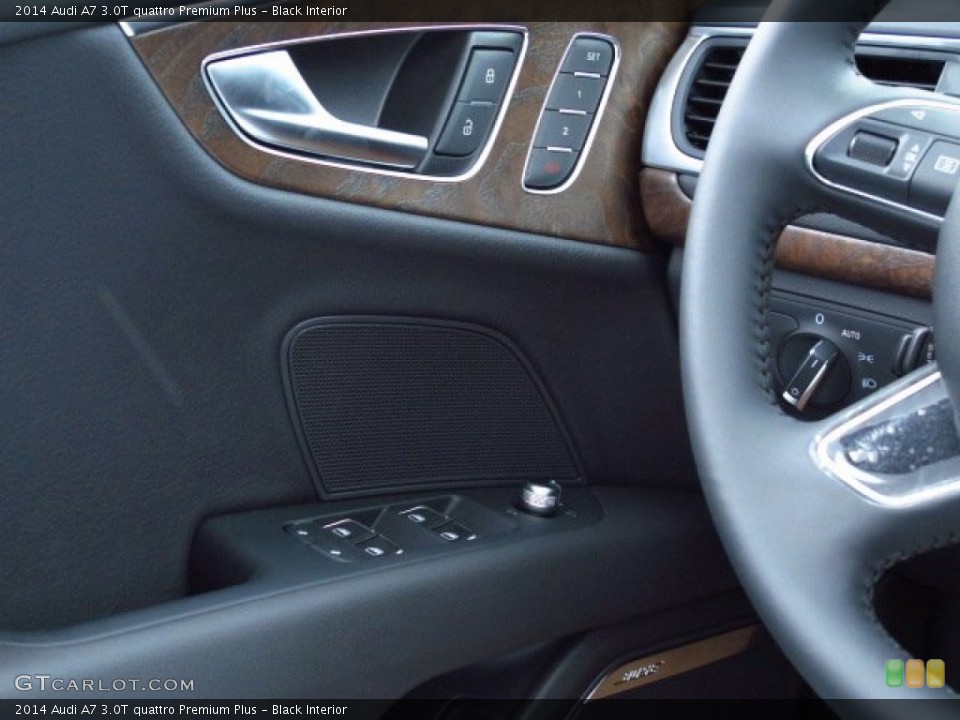 Black Interior Controls for the 2014 Audi A7 3.0T quattro Premium Plus #85919022